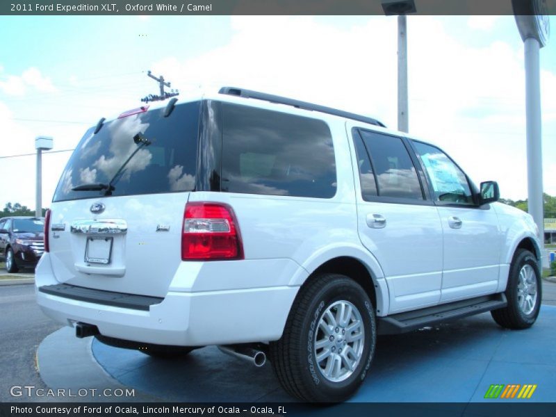 Oxford White / Camel 2011 Ford Expedition XLT