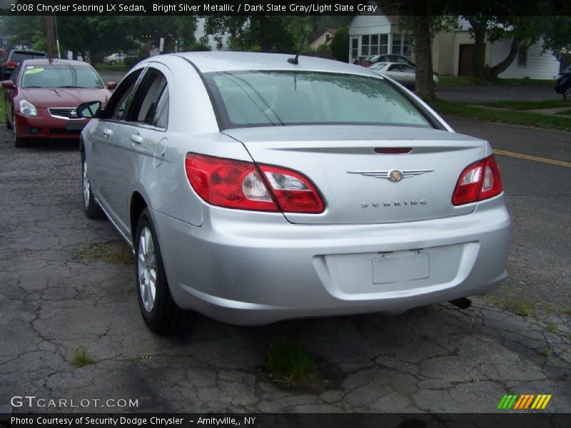 Bright Silver Metallic / Dark Slate Gray/Light Slate Gray 2008 Chrysler Sebring LX Sedan