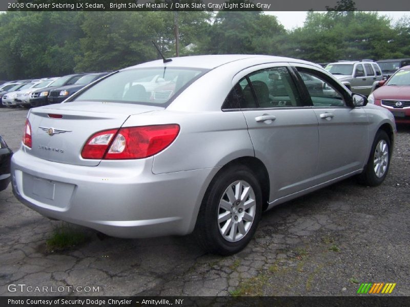 Bright Silver Metallic / Dark Slate Gray/Light Slate Gray 2008 Chrysler Sebring LX Sedan