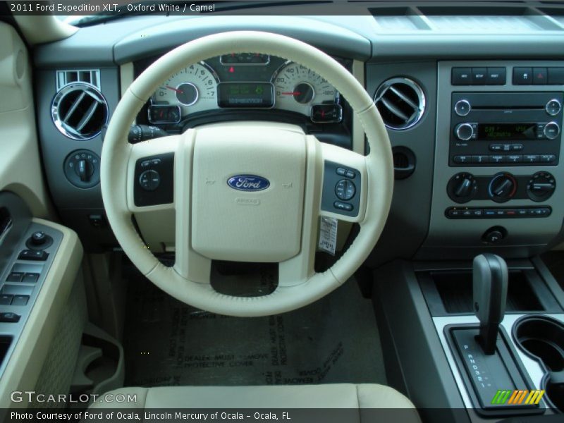 Oxford White / Camel 2011 Ford Expedition XLT