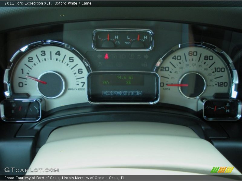 Oxford White / Camel 2011 Ford Expedition XLT