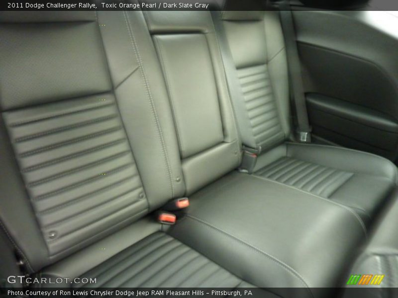 Toxic Orange Pearl / Dark Slate Gray 2011 Dodge Challenger Rallye