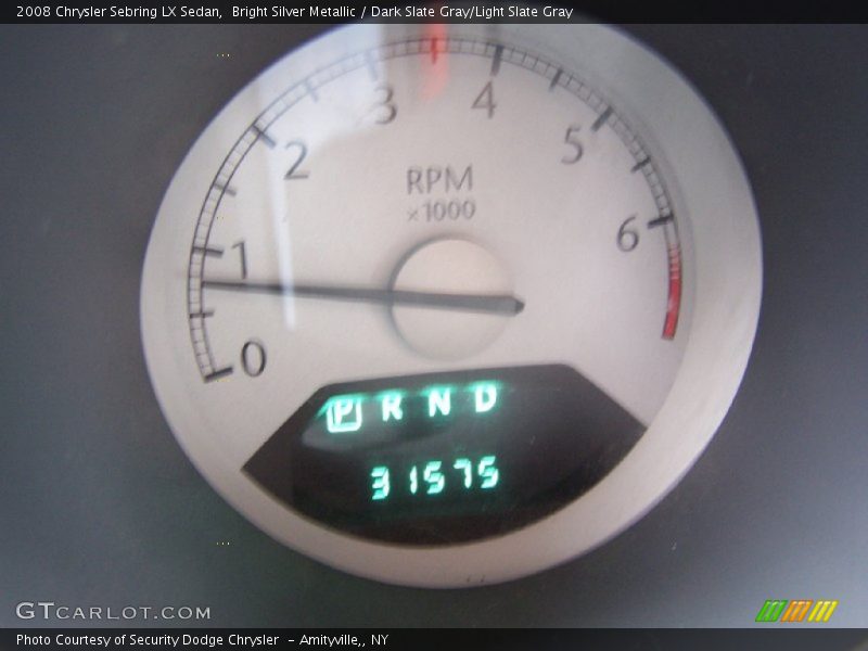 Bright Silver Metallic / Dark Slate Gray/Light Slate Gray 2008 Chrysler Sebring LX Sedan