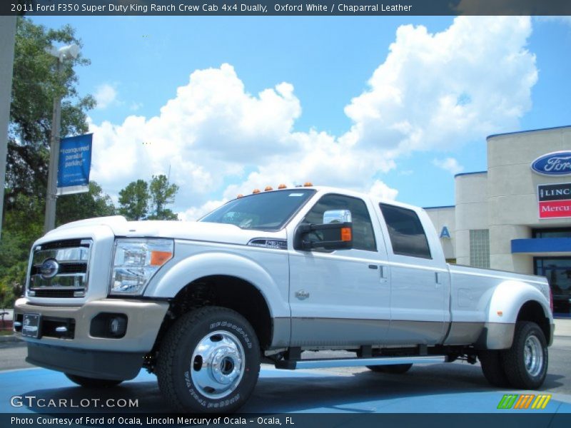 Oxford White / Chaparral Leather 2011 Ford F350 Super Duty King Ranch Crew Cab 4x4 Dually