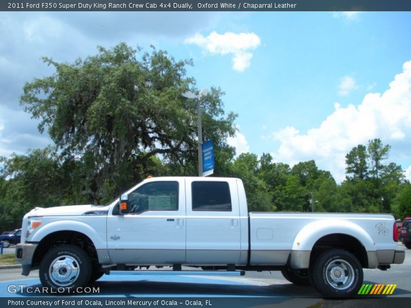 Oxford White / Chaparral Leather 2011 Ford F350 Super Duty King Ranch Crew Cab 4x4 Dually