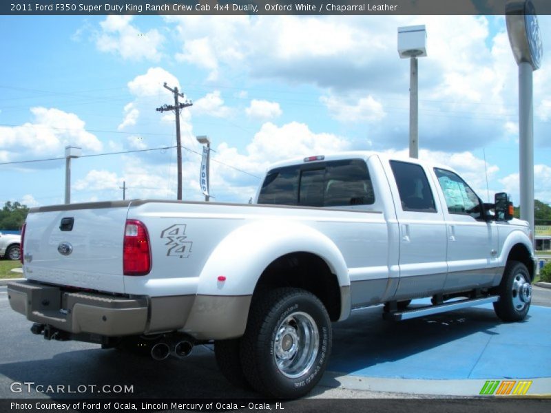 Oxford White / Chaparral Leather 2011 Ford F350 Super Duty King Ranch Crew Cab 4x4 Dually