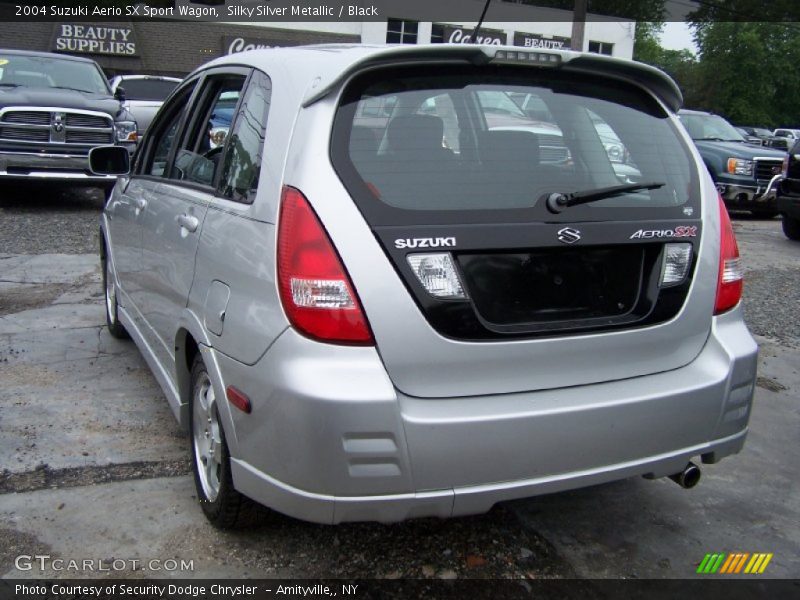 Silky Silver Metallic / Black 2004 Suzuki Aerio SX Sport Wagon