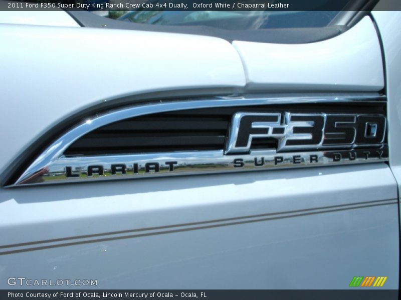 Oxford White / Chaparral Leather 2011 Ford F350 Super Duty King Ranch Crew Cab 4x4 Dually
