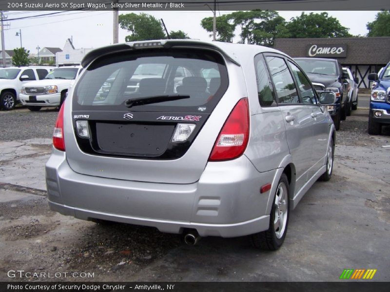 Silky Silver Metallic / Black 2004 Suzuki Aerio SX Sport Wagon