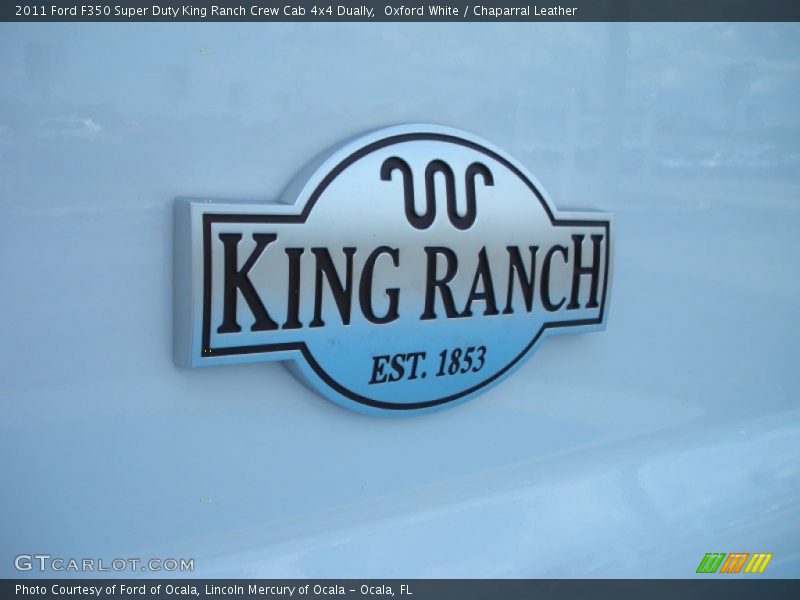Oxford White / Chaparral Leather 2011 Ford F350 Super Duty King Ranch Crew Cab 4x4 Dually