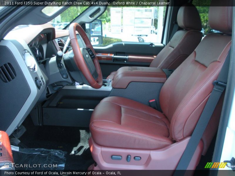 Oxford White / Chaparral Leather 2011 Ford F350 Super Duty King Ranch Crew Cab 4x4 Dually