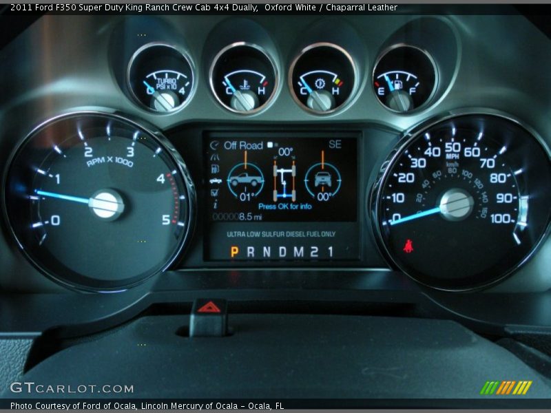 Oxford White / Chaparral Leather 2011 Ford F350 Super Duty King Ranch Crew Cab 4x4 Dually