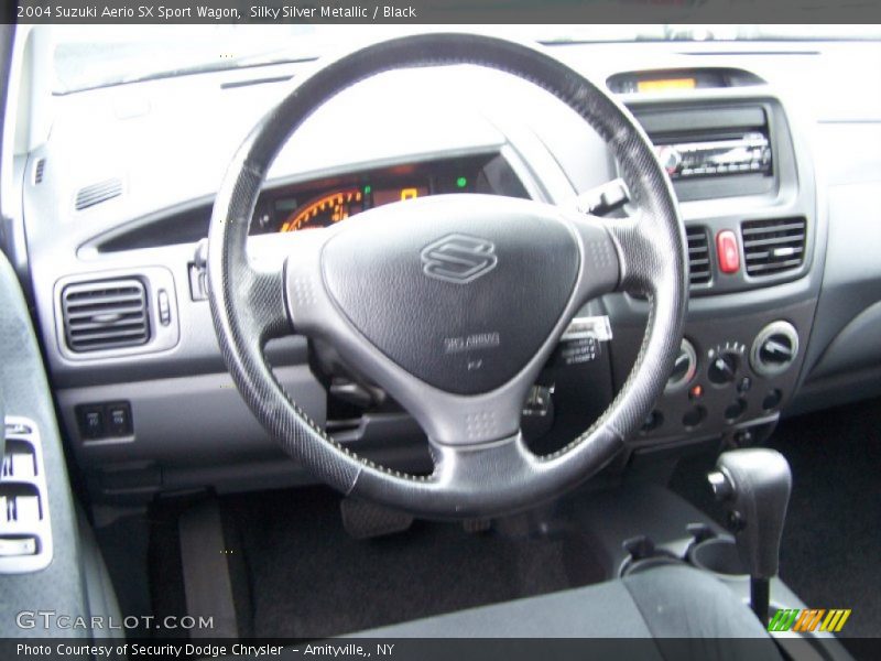 Silky Silver Metallic / Black 2004 Suzuki Aerio SX Sport Wagon