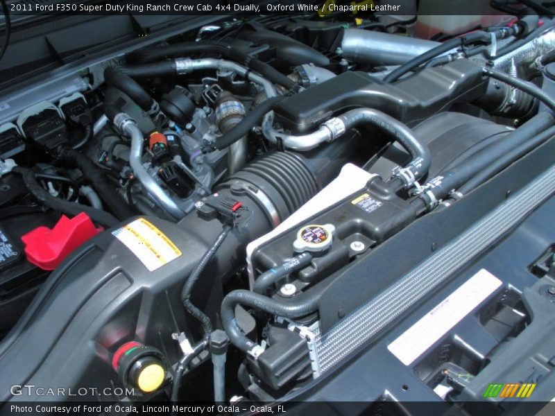 Oxford White / Chaparral Leather 2011 Ford F350 Super Duty King Ranch Crew Cab 4x4 Dually