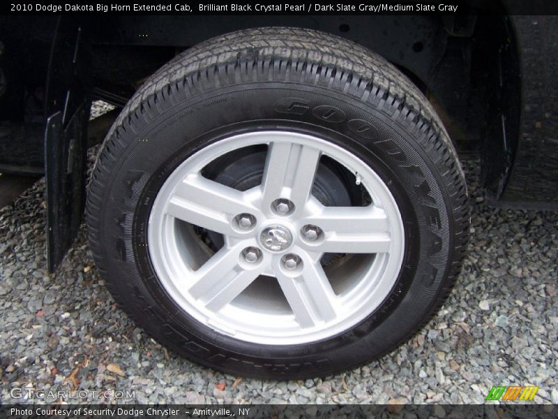Brilliant Black Crystal Pearl / Dark Slate Gray/Medium Slate Gray 2010 Dodge Dakota Big Horn Extended Cab