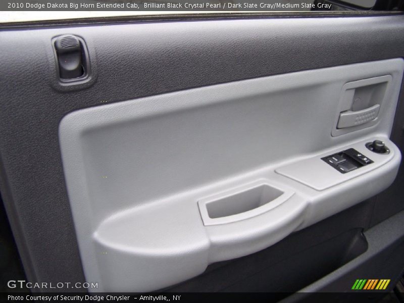 Brilliant Black Crystal Pearl / Dark Slate Gray/Medium Slate Gray 2010 Dodge Dakota Big Horn Extended Cab