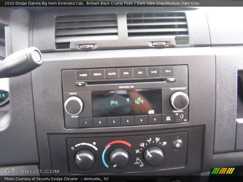 Brilliant Black Crystal Pearl / Dark Slate Gray/Medium Slate Gray 2010 Dodge Dakota Big Horn Extended Cab