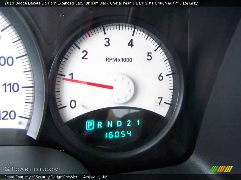 Brilliant Black Crystal Pearl / Dark Slate Gray/Medium Slate Gray 2010 Dodge Dakota Big Horn Extended Cab