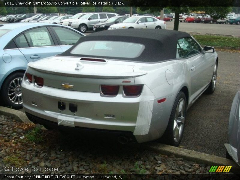 Silver Ice Metallic / Black 2011 Chevrolet Camaro SS/RS Convertible