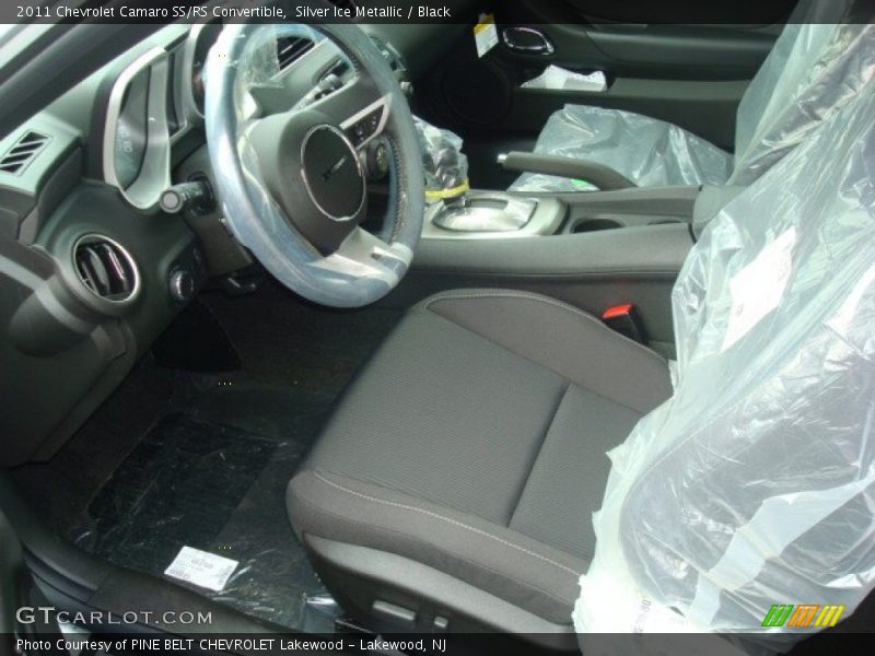 Silver Ice Metallic / Black 2011 Chevrolet Camaro SS/RS Convertible