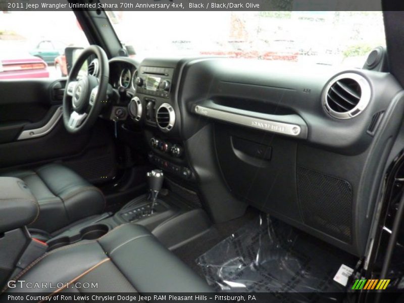 Black / Black/Dark Olive 2011 Jeep Wrangler Unlimited Sahara 70th Anniversary 4x4