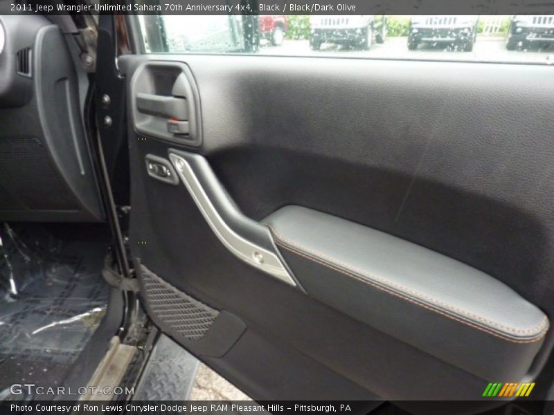 Black / Black/Dark Olive 2011 Jeep Wrangler Unlimited Sahara 70th Anniversary 4x4