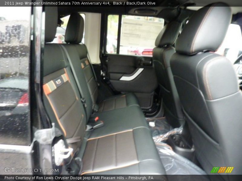 Black / Black/Dark Olive 2011 Jeep Wrangler Unlimited Sahara 70th Anniversary 4x4