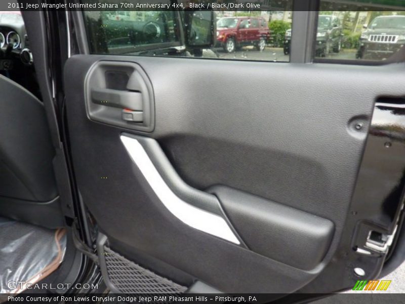 Black / Black/Dark Olive 2011 Jeep Wrangler Unlimited Sahara 70th Anniversary 4x4