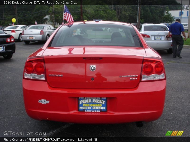 TorRed / Dark Slate Gray 2010 Dodge Charger SXT
