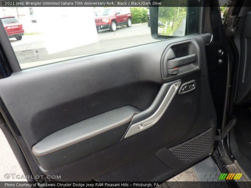 Black / Black/Dark Olive 2011 Jeep Wrangler Unlimited Sahara 70th Anniversary 4x4