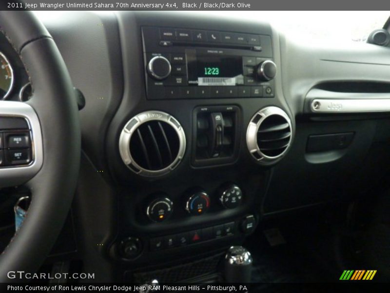 Black / Black/Dark Olive 2011 Jeep Wrangler Unlimited Sahara 70th Anniversary 4x4