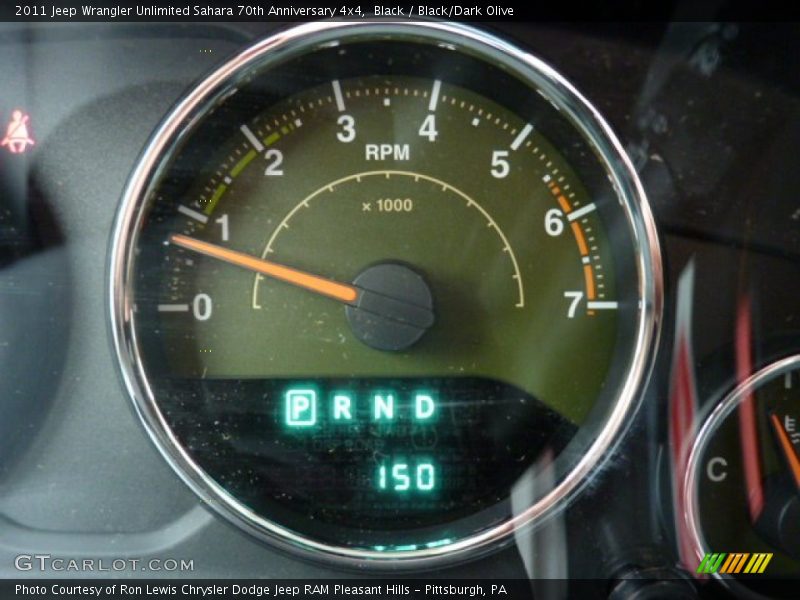 Black / Black/Dark Olive 2011 Jeep Wrangler Unlimited Sahara 70th Anniversary 4x4