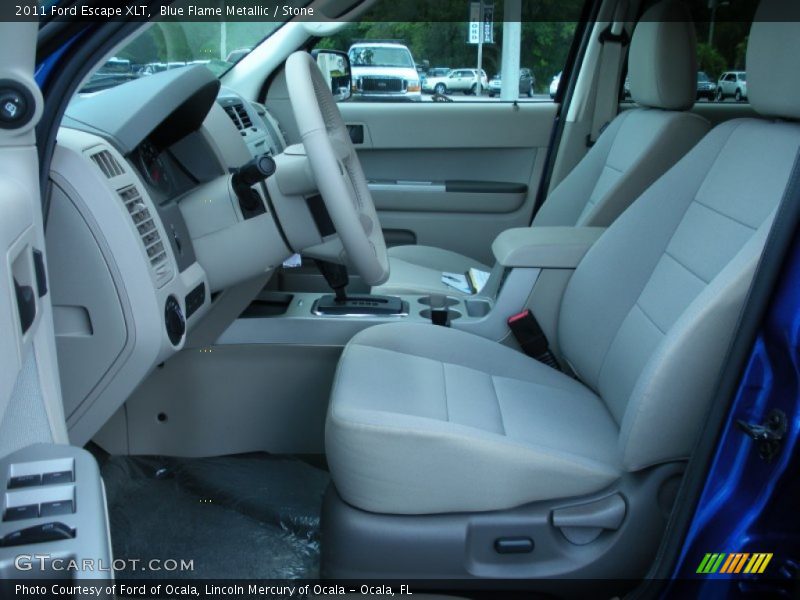 Blue Flame Metallic / Stone 2011 Ford Escape XLT