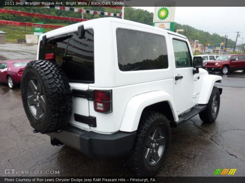 Bright White / Black/Dark Saddle 2011 Jeep Wrangler Mojave 4x4