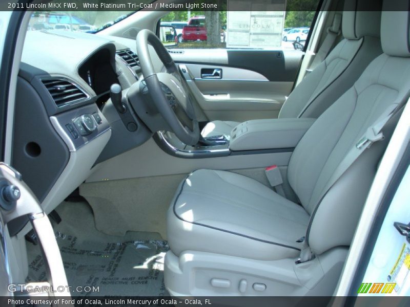 White Platinum Tri-Coat / Medium Light Stone 2011 Lincoln MKX FWD