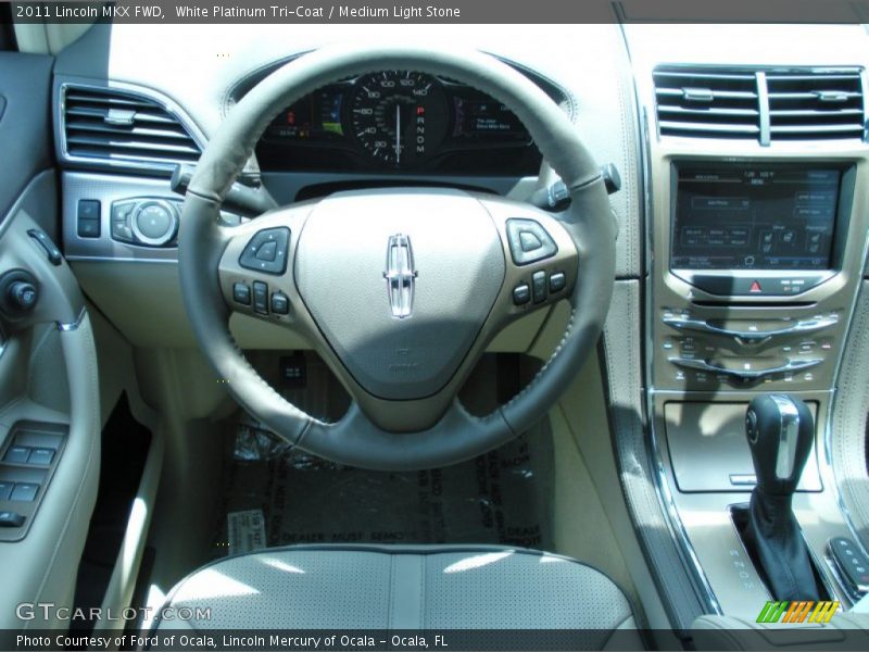 White Platinum Tri-Coat / Medium Light Stone 2011 Lincoln MKX FWD