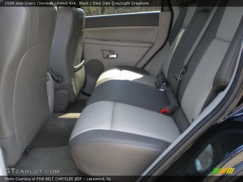 Black / Dark Slate Gray/Light Graystone 2008 Jeep Grand Cherokee Limited 4x4