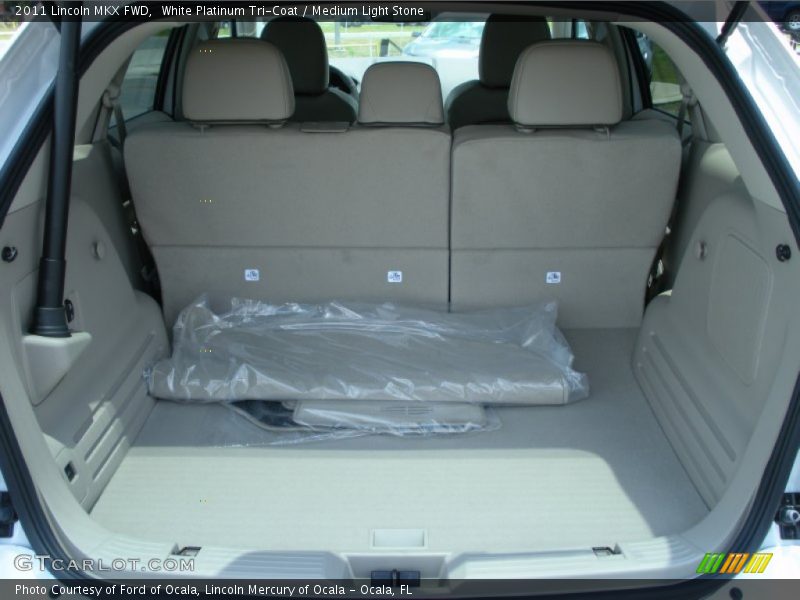 White Platinum Tri-Coat / Medium Light Stone 2011 Lincoln MKX FWD