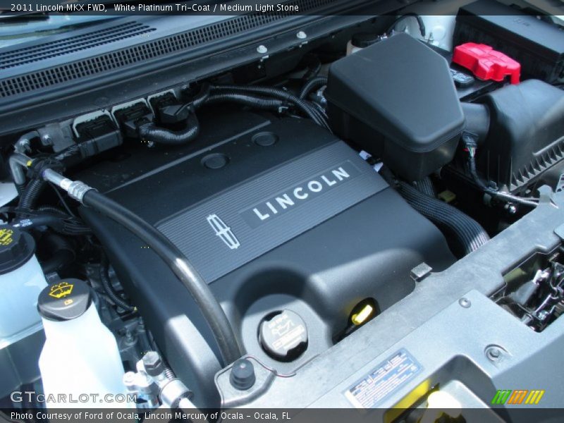 White Platinum Tri-Coat / Medium Light Stone 2011 Lincoln MKX FWD