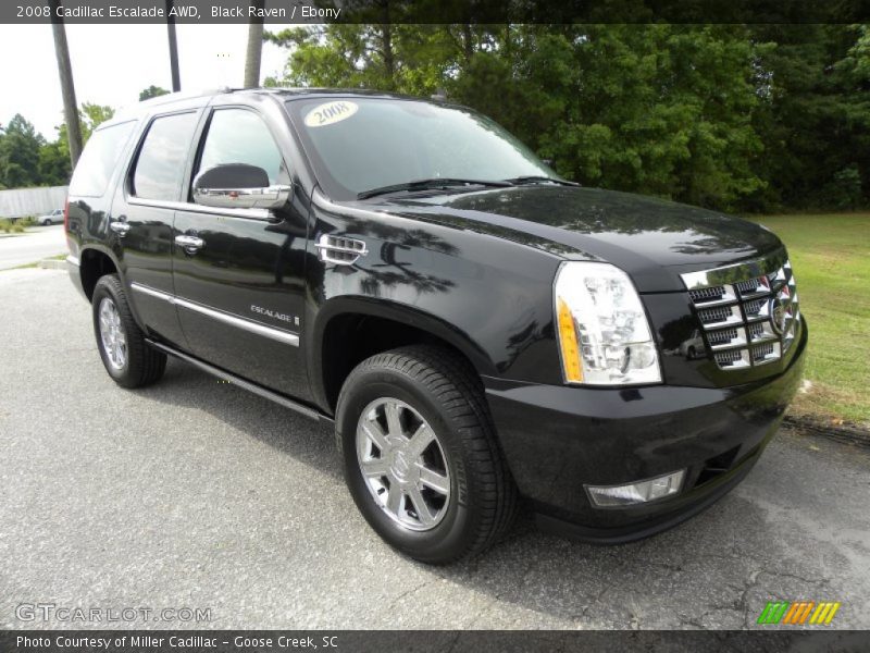 Black Raven / Ebony 2008 Cadillac Escalade AWD
