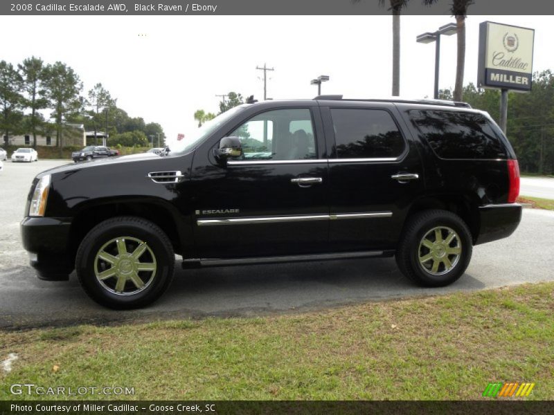 Black Raven / Ebony 2008 Cadillac Escalade AWD
