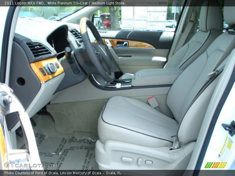 White Platinum Tri-Coat / Medium Light Stone 2011 Lincoln MKX FWD
