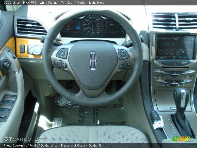 White Platinum Tri-Coat / Medium Light Stone 2011 Lincoln MKX FWD