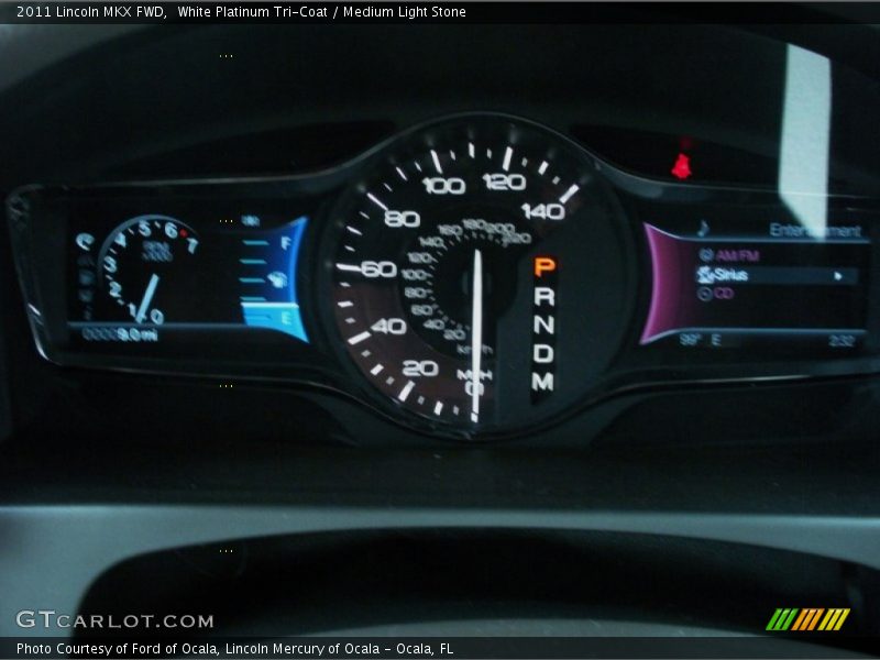 White Platinum Tri-Coat / Medium Light Stone 2011 Lincoln MKX FWD