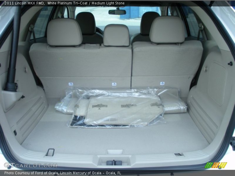 White Platinum Tri-Coat / Medium Light Stone 2011 Lincoln MKX FWD