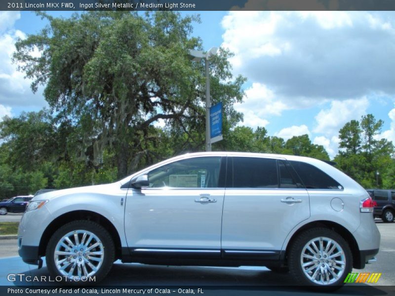 Ingot Silver Metallic / Medium Light Stone 2011 Lincoln MKX FWD