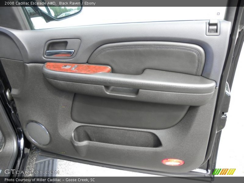 Black Raven / Ebony 2008 Cadillac Escalade AWD