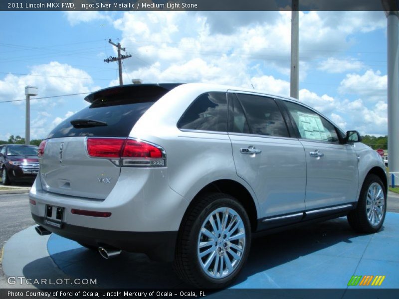 Ingot Silver Metallic / Medium Light Stone 2011 Lincoln MKX FWD