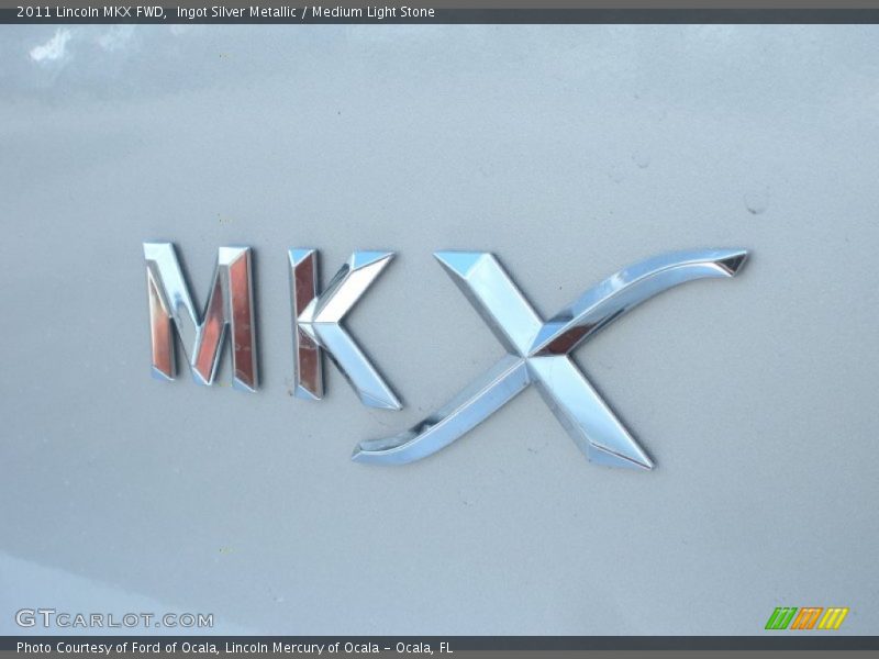 Ingot Silver Metallic / Medium Light Stone 2011 Lincoln MKX FWD