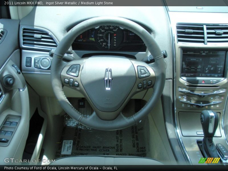 Ingot Silver Metallic / Medium Light Stone 2011 Lincoln MKX FWD